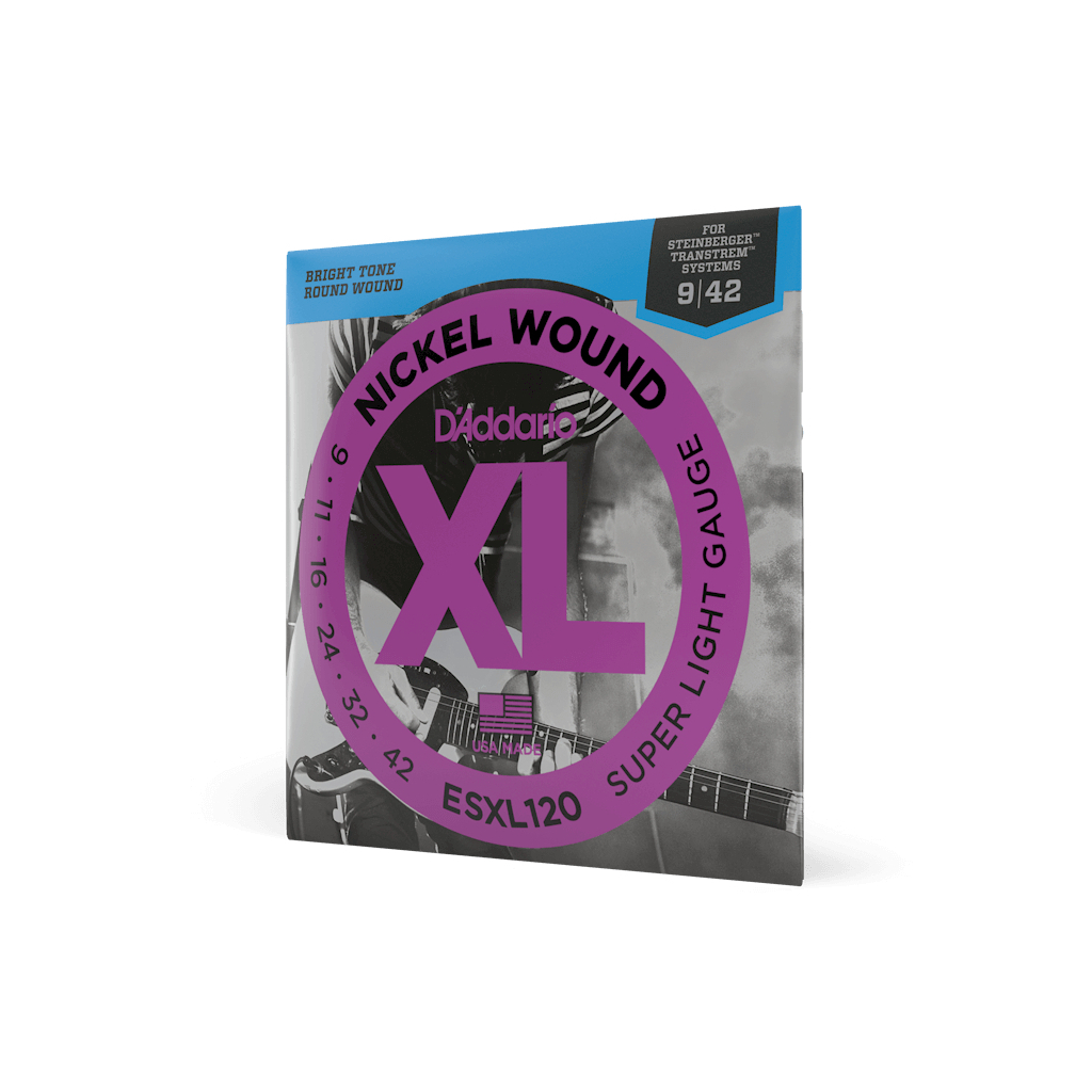 Струни для гітари D'Addario XL Nickel Wound Super Light Double Ball End (09-42) (ESXL120) - зображення 2