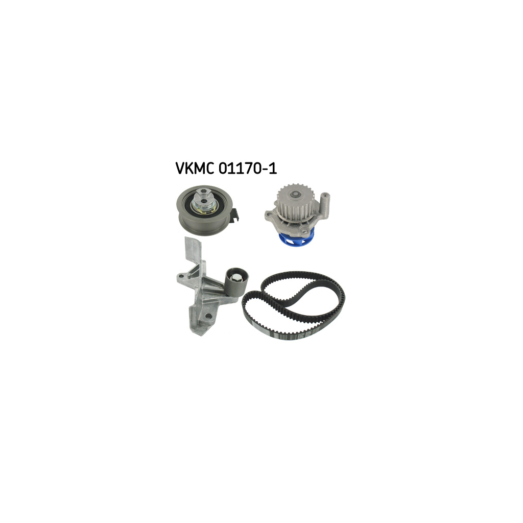 Комплект ременя ГРМ з помпой SKF VKMC 01170-1 - зображення 1