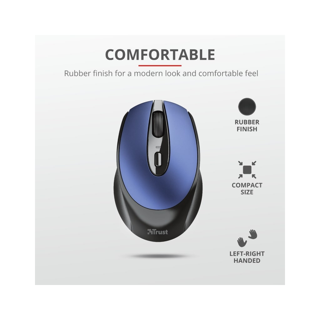 Мишка Trust Zaya Rechargeable Wireless Blue (24018) - зображення 7