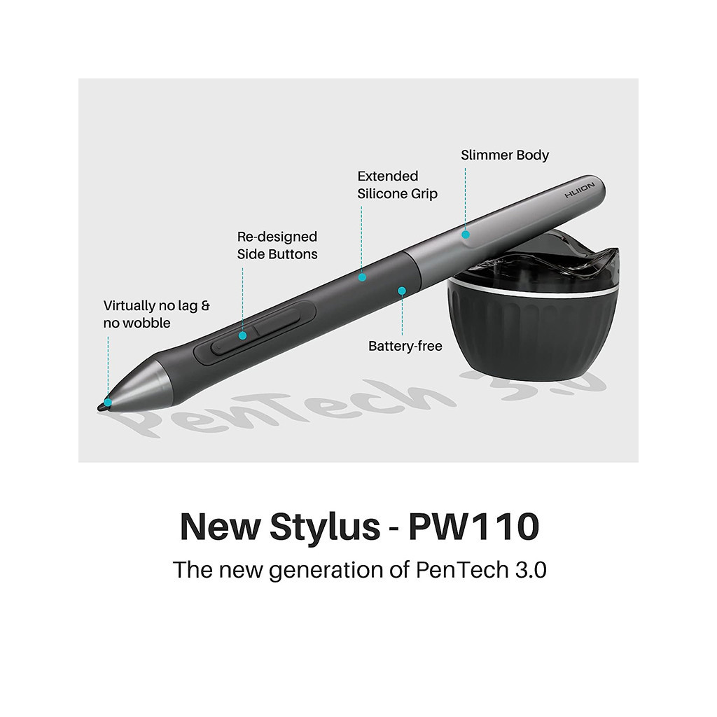 Графічний планшет Huion Inspiroy 2 S (H641P) - зображення 8