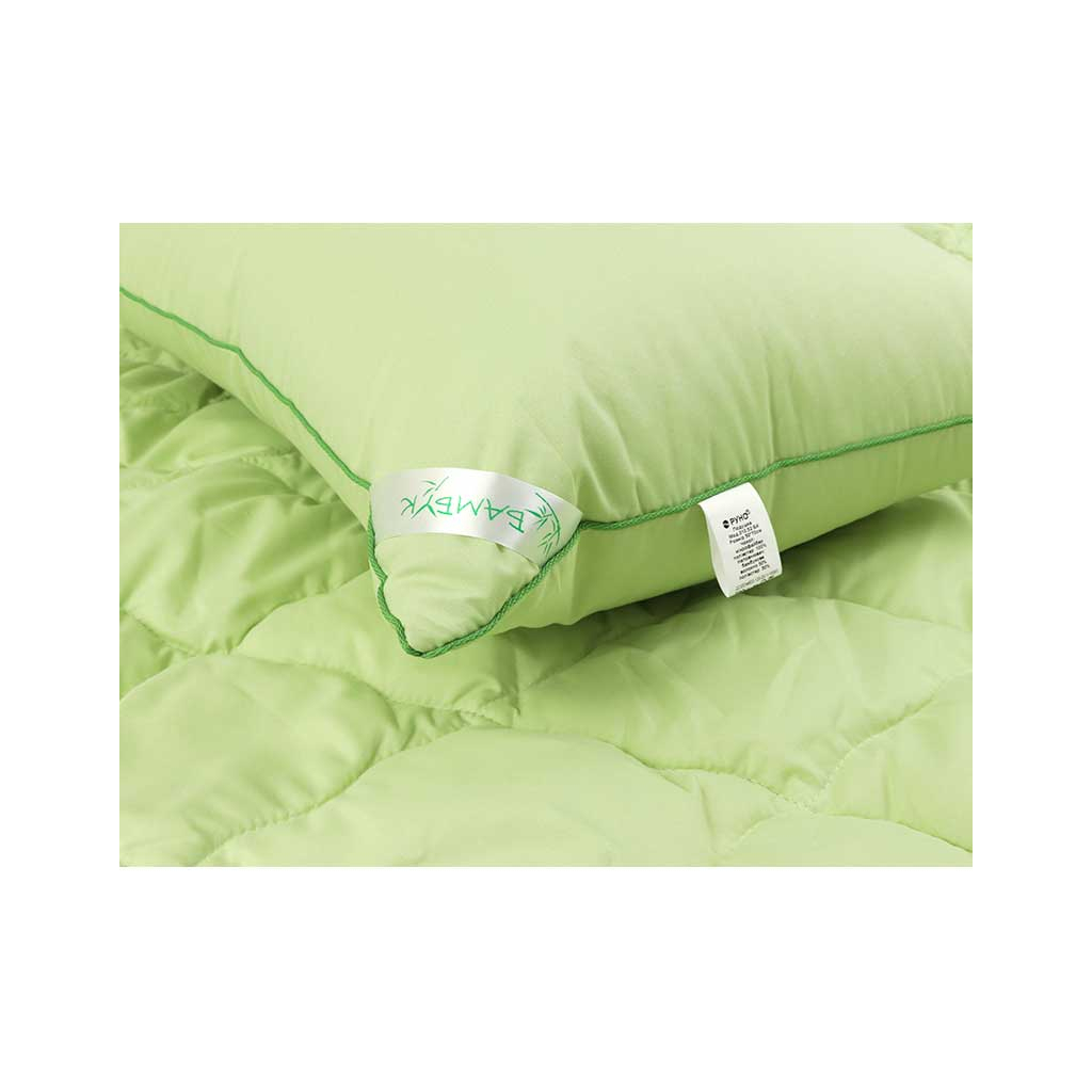 Подушка Руно Бамбукова салатова 70х70 см (313.52БКУ_Салатовий) - зображення 3