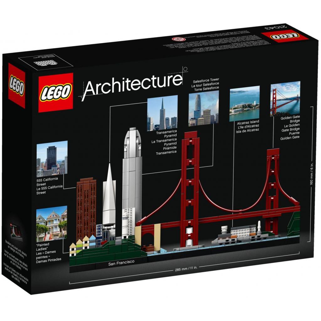 Конструктор LEGO Architecture Сан-Франциско 565 деталей (21043) - зображення 4