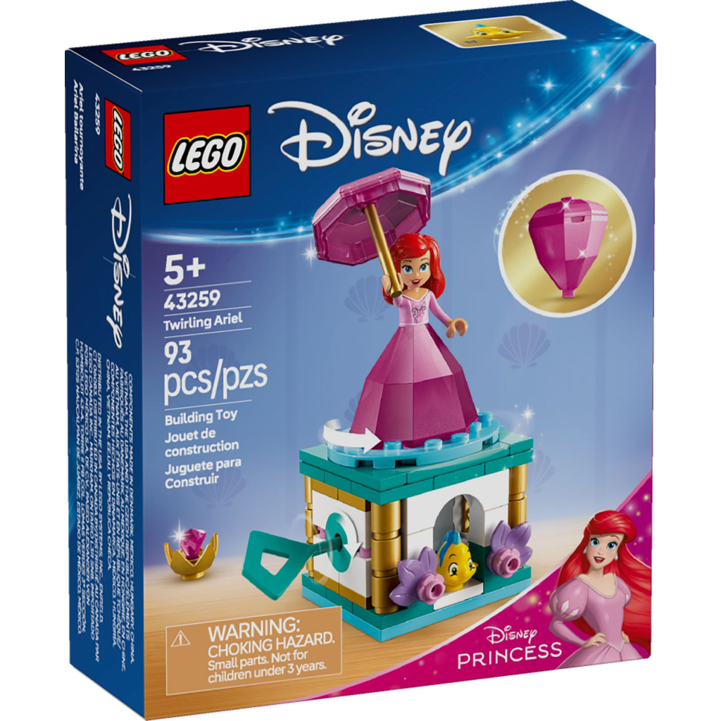 Конструктор LEGO Disney Princess Кружляння Аріель (43259) - зображення 1