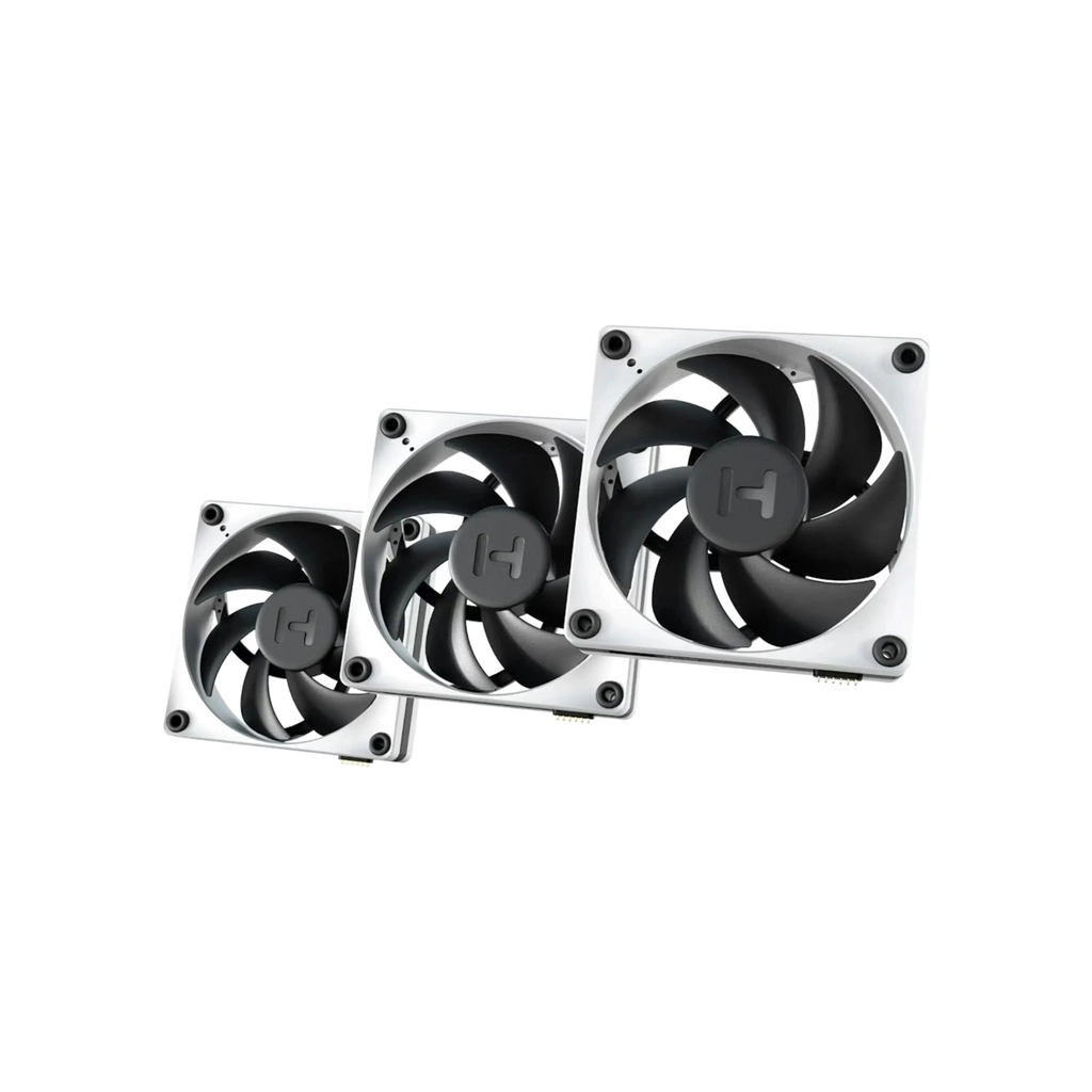 Кулер до корпусу Hyte THICC FP12 FAN 3 PACK (FAN-HYTE-FP12-BW-3NP) - зображення 1