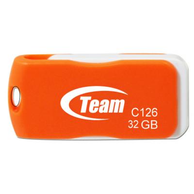 USB флеш накопичувач Team 32GB C126 Orange USB 2.0 (TC12632GE01) - зображення 1