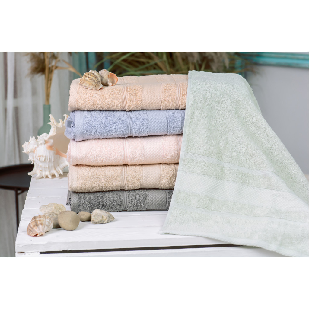 Рушник MirSon набір банних 5086 Elite SoftNes Shine 50х90 6 шт (2200003960815) - зображення 3