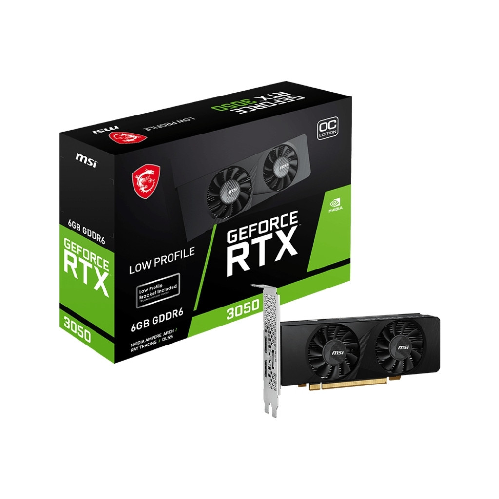 Відеокарта MSI GeForce RTX3050 6Gb LP OC (RTX 3050 LP 6G OC) - зображення 6