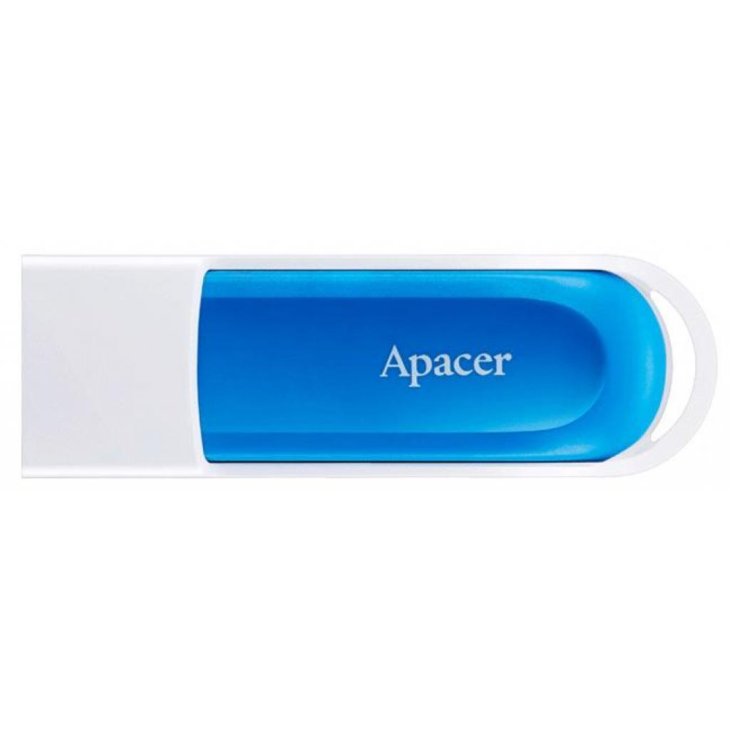 USB флеш накопичувач Apacer 64GB AH23A White USB 2.0 (AP64GAH23AW-1) - зображення 1