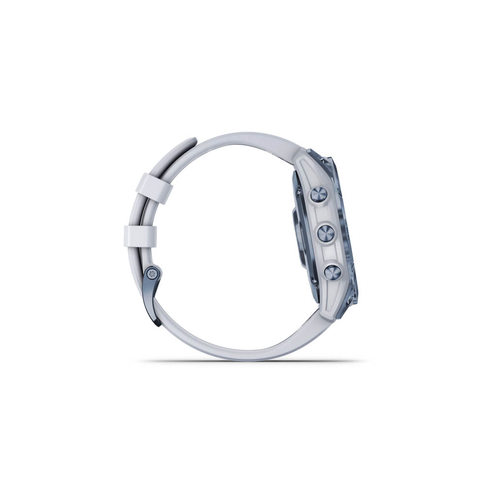 Смарт-годинник Garmin fenix 7 Sapph Solar, Mineral Blue Ti w/ Whitestone Band, GPS (010-02540-25) - зображення 5