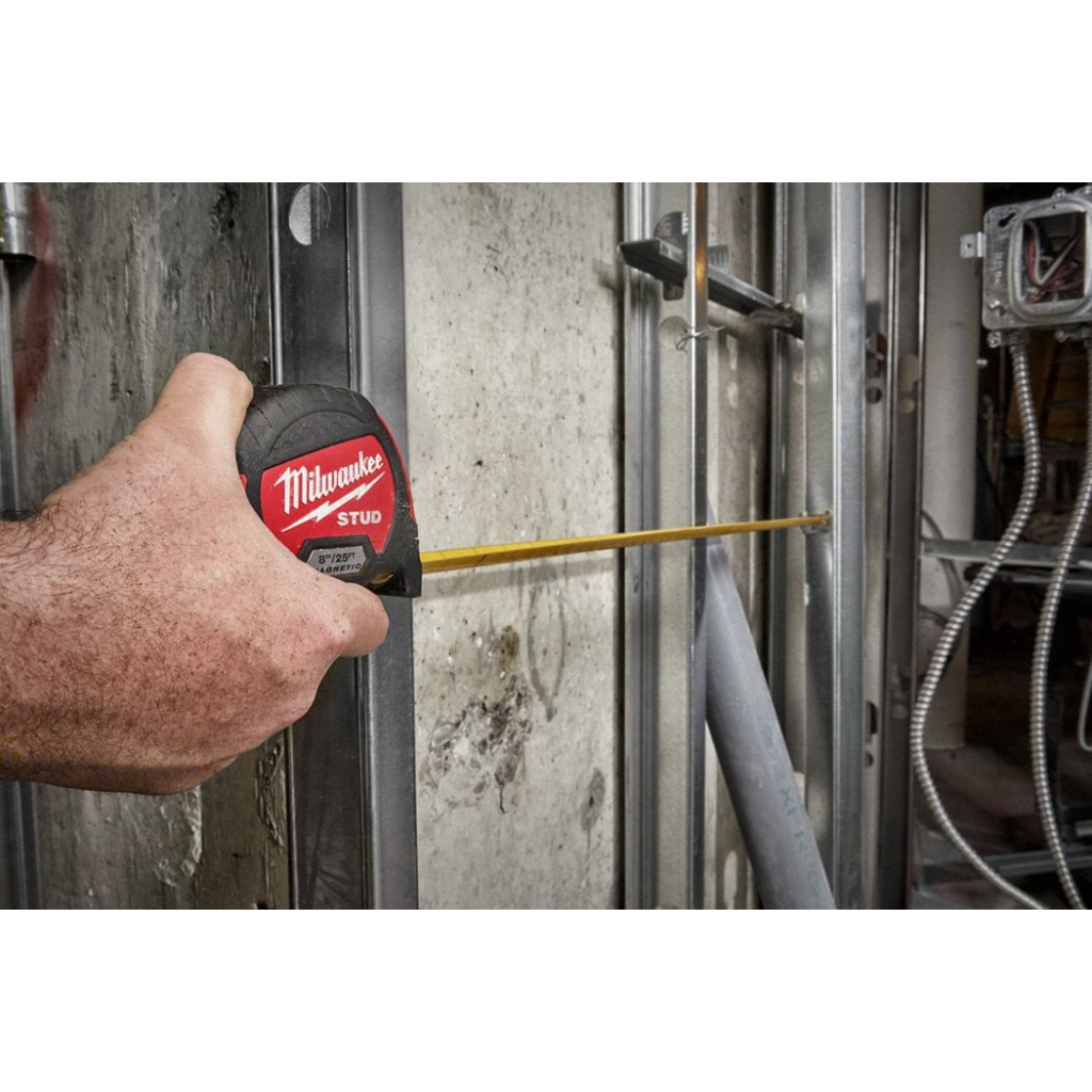 Рулетка Milwaukee магнітна STUD, 8м 33мм (4932471627) - зображення 6