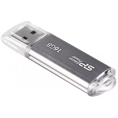 USB флеш накопичувач Silicon Power 16GB Ultima II I-Series Silver USB 2.0 (SP016GBUF2M01N1S) - зображення 2