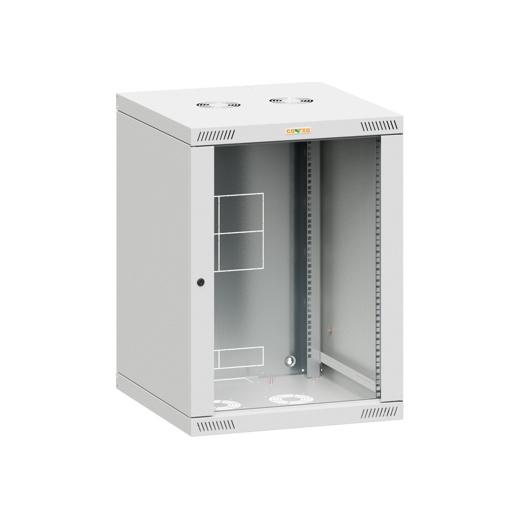 Шафа настінна Conteg 9U 19" глибина 450мм, RAL7035 (RQN-09-60/45) - зображення 1