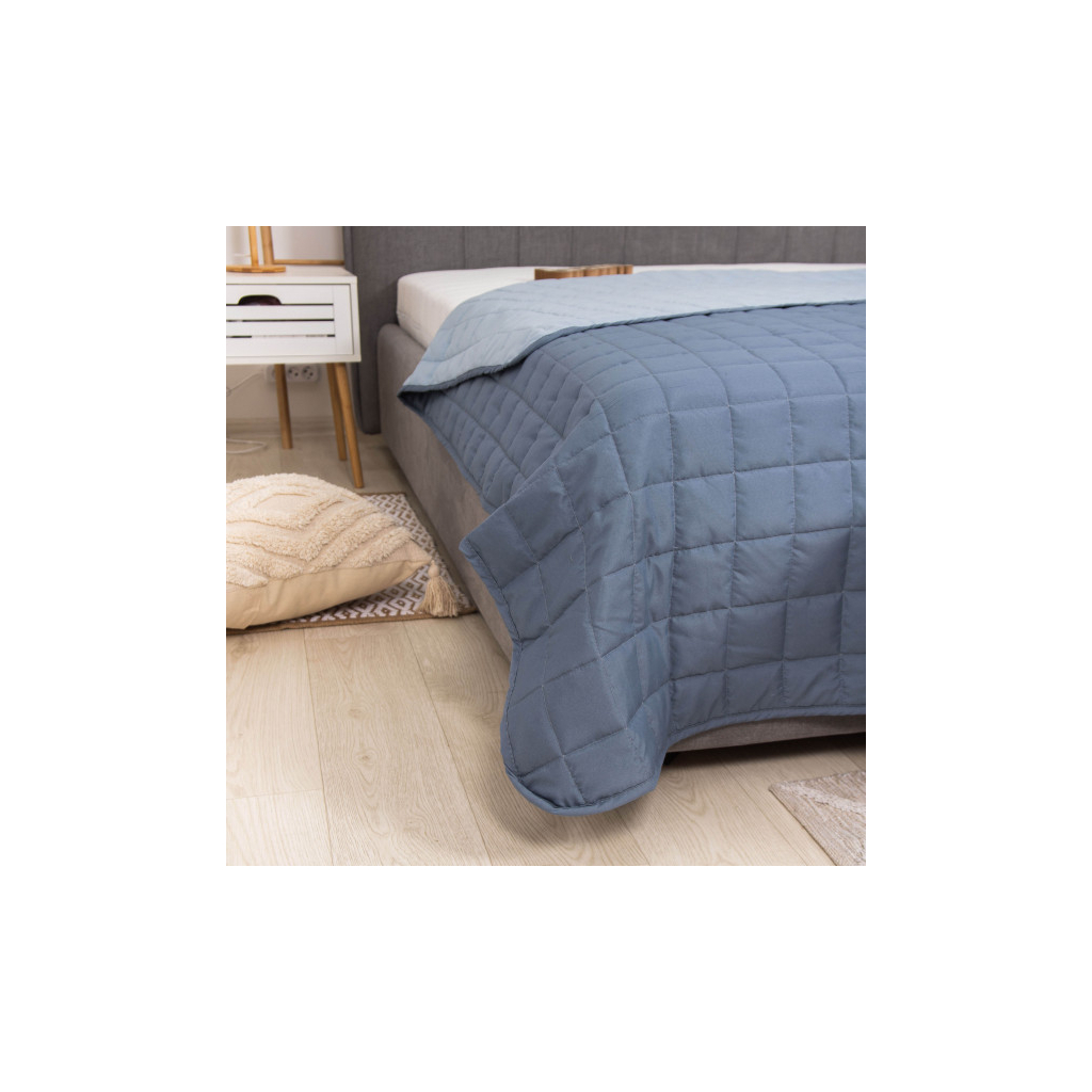 Покривало Viluta стьобане двустороннє Дует Морський бриз 140х210 (дует Морський бриз 210*140) - зображення 4