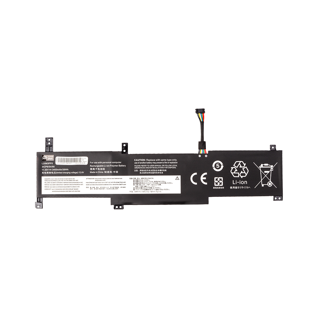 Акумулятор до ноутбука LENOVO IdeaPad 3 (L20M3PF0) 11.55V 3400mAh PowerPlant (NB482351) - зображення 1
