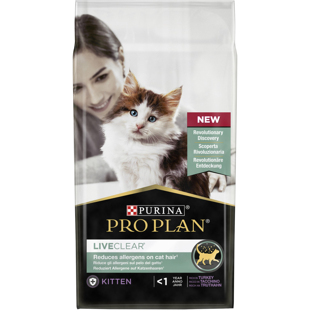 Сухий корм для кішок Purina Pro Plan LiveClear для зменшення алергенів на шерсті з індичкою 1.4 к (7613287232526) - зображення 2