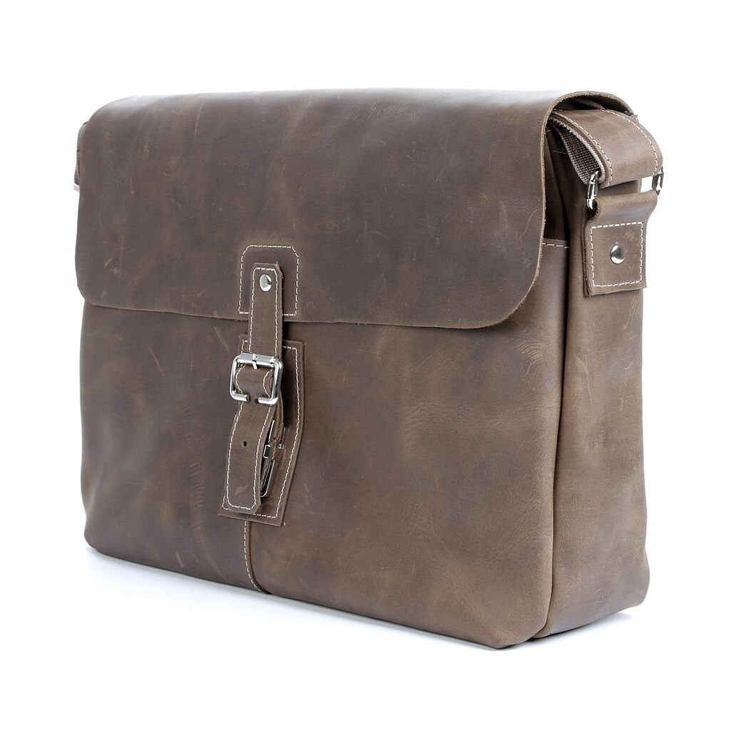 Сумка Shvigel Шкіряна Коричнева (00980) - зображення 5