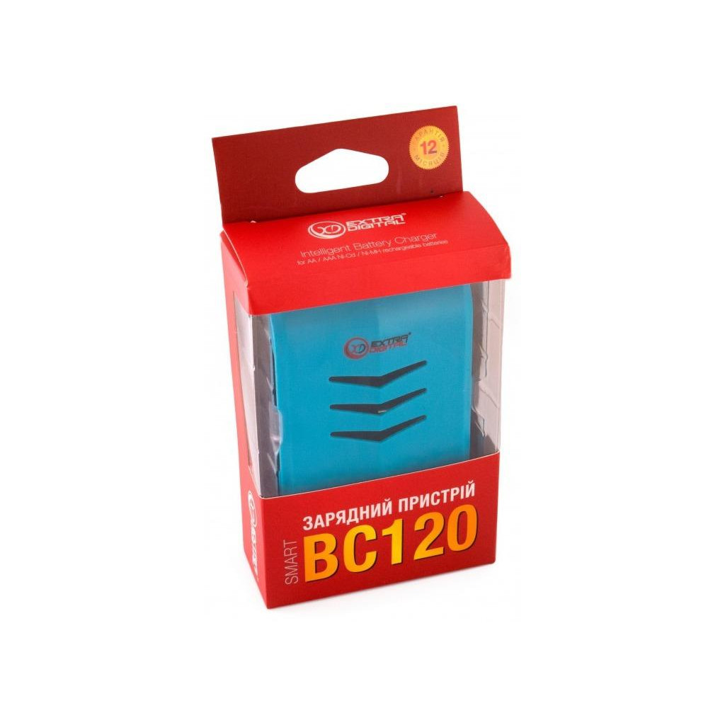 Зарядний пристрій для акумуляторів Extradigital BC120 (AAC2834) - зображення 9