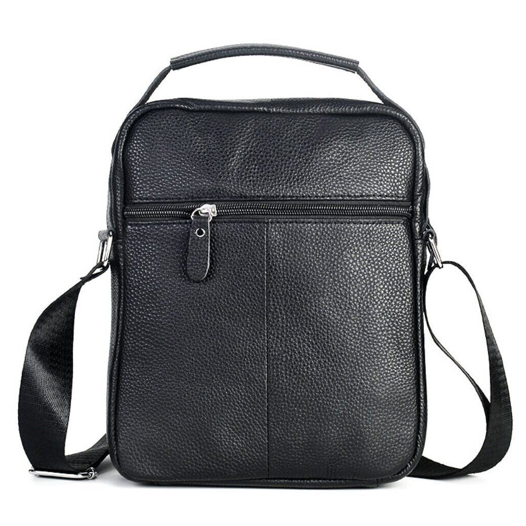 Сумка Vintage Месенджер шкіряна Чорна (20247) - зображення 2