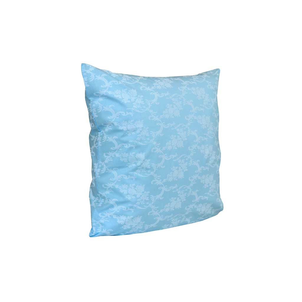 Наволочка Руно бязь Вензель блакитна 70х70 см (38.114Б_Блакитний вензель) - зображення 1