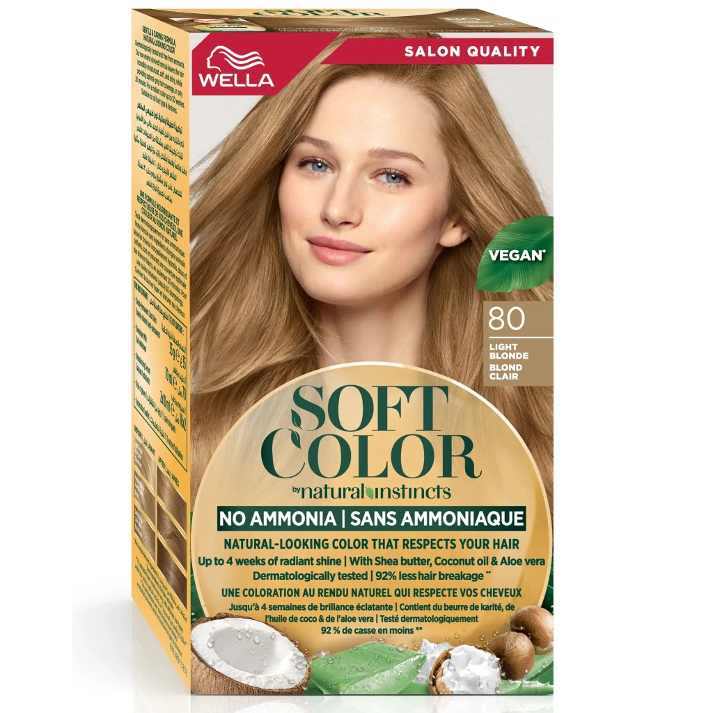 Фарба для волосся Wella Soft Color Безаміачна 80 - Світлий блонд (3614228865746) - изображение 1