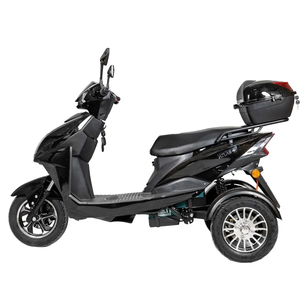 Електроскутер Atlas Falcon Trike Box 1500W Black (4014) - зображення 2