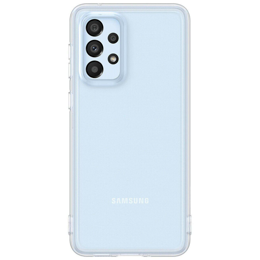 Чохол до мобільного телефона Samsung Soft Clear Cover Samsung Galaxy A33 (A336) Transparent (EF-QA336TTEGRU) - зображення 1