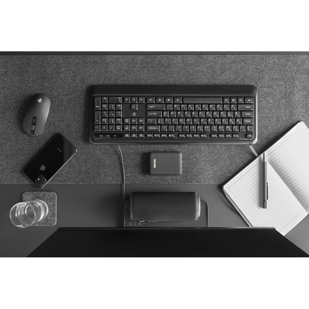 Клавіатура 2E KS130 USB Black (2E-KS130UB) - зображення 2