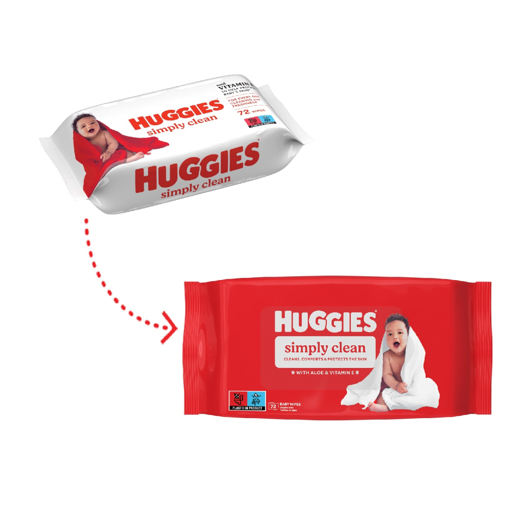 Дитячі вологі серветки Huggies Simply Clean 72 шт (5029053582238) - зображення 3
