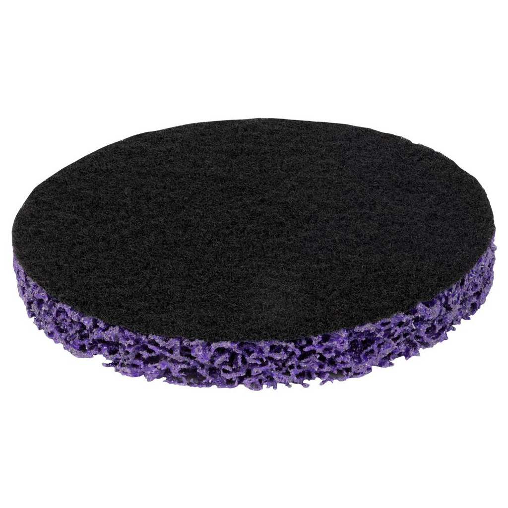 Круг зачистний Sigma з нетканого абразиву (корал) 125мм на липучці фіолетовий твердий (9176161) - зображення 4