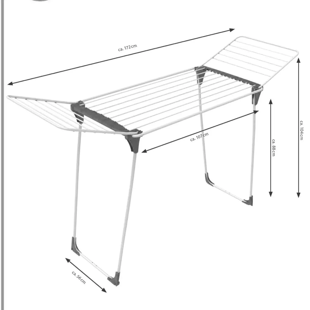 Сушарка для білизни Casa Si Orion Full 20m White Підлогова (CS92246C04) (DAS302398) - зображення 3