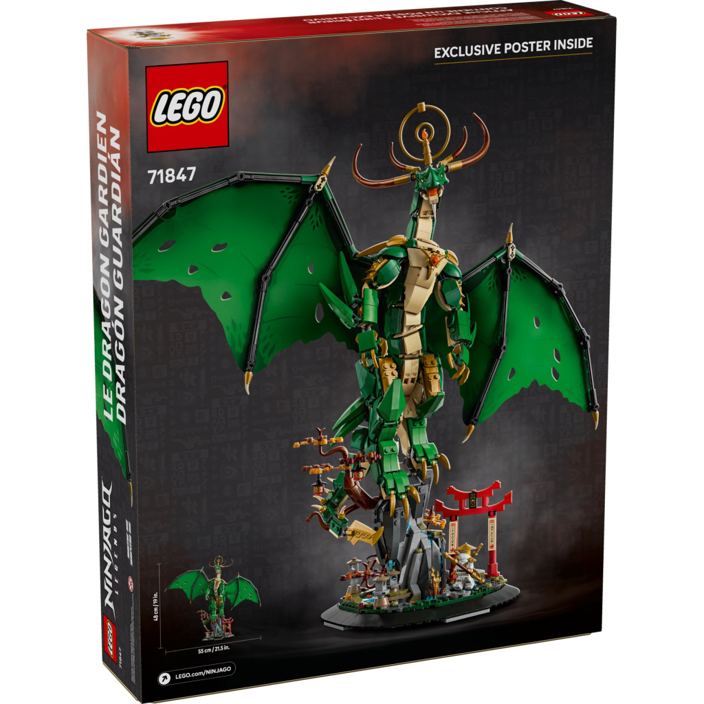 Конструктор LEGO NINJAGO Дракон-охоронець (71847) - зображення 5