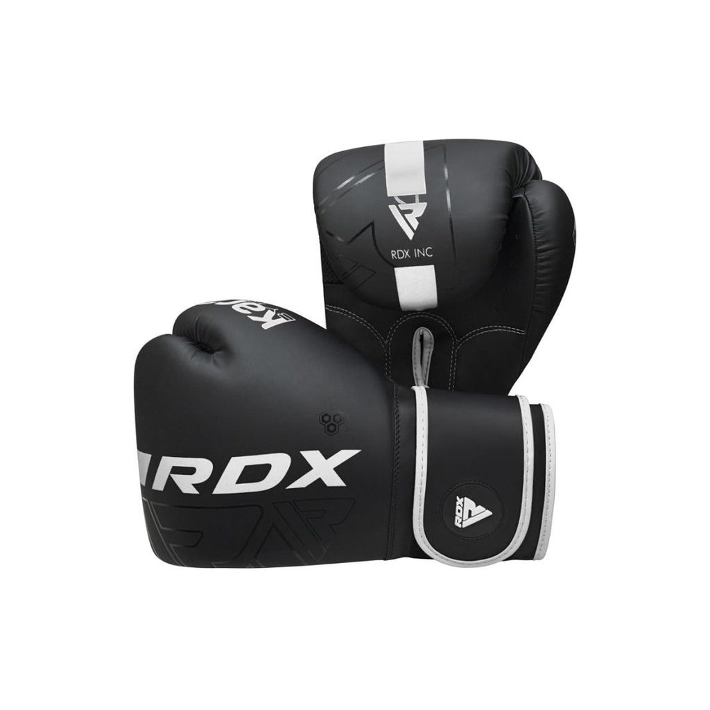 Боксерські рукавички RDX F6 Kara Matte White 8 унцій (BGR-F6MW-8OZ) - зображення 5