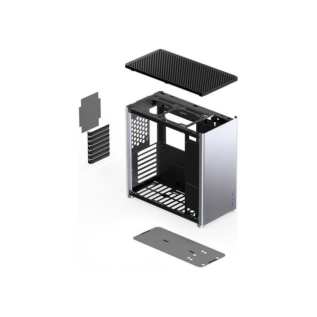 Корпус JONSBO D40 Silver - зображення 10