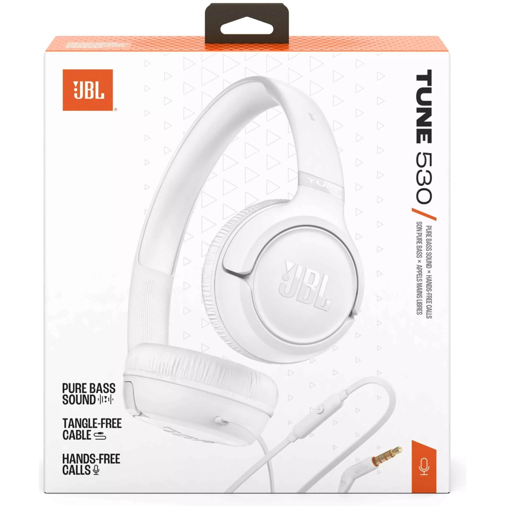 Навушники JBL Tune 530 White (JBLT530WHT) - зображення 9