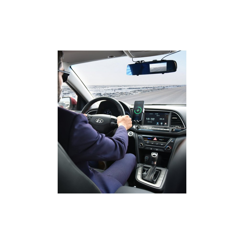 Зарядний пристрій Choetech car USB-A/USB-C 20W QC3.0/PD black (TC0005-BK) - зображення 4