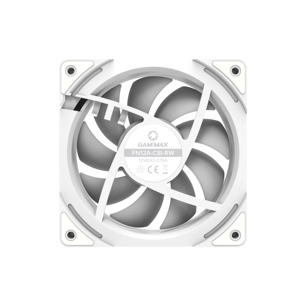 Кулер до корпусу Gamemax FN12A-C8I-RW - зображення 4