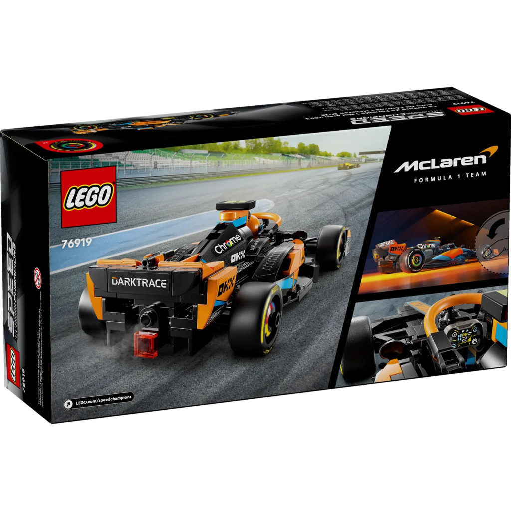 Конструктор LEGO Speed Champions Автомобіль для перегонів 2023 McLaren Formula 1, 245 деталей (76919) - зображення 9