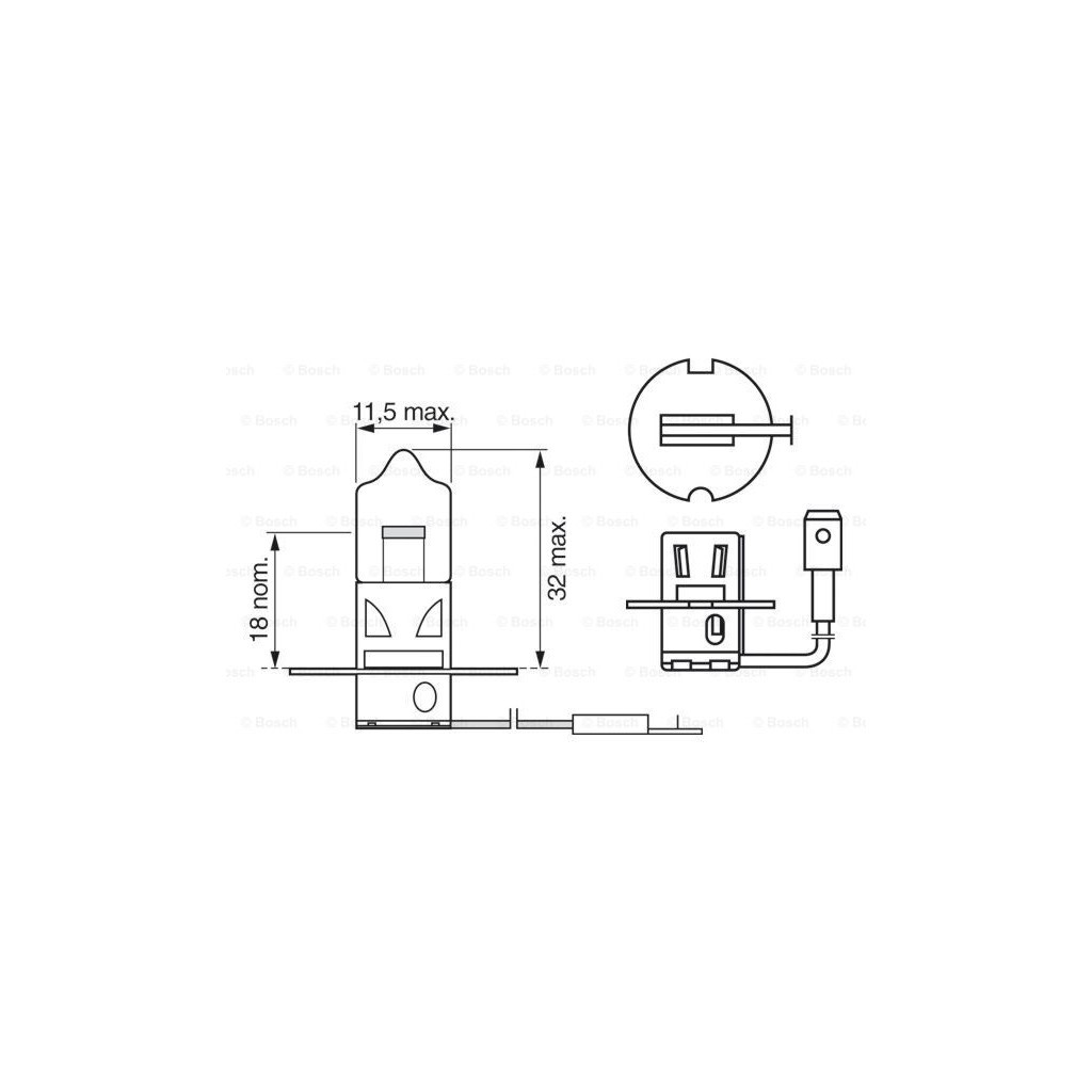Автолампа Bosch галогенова 55W (1 987 301 006) - зображення 5