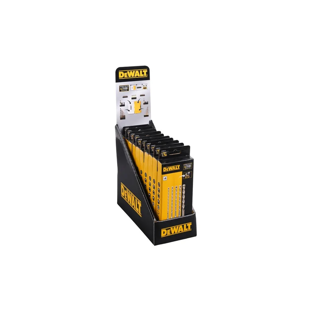 Набір бурів DeWALT в касеті для Tough Case, SDS Plus, L=160 мм., d=5.5, 6, 7, 8, 10 мм., 6 шт (DT70835) - зображення 3