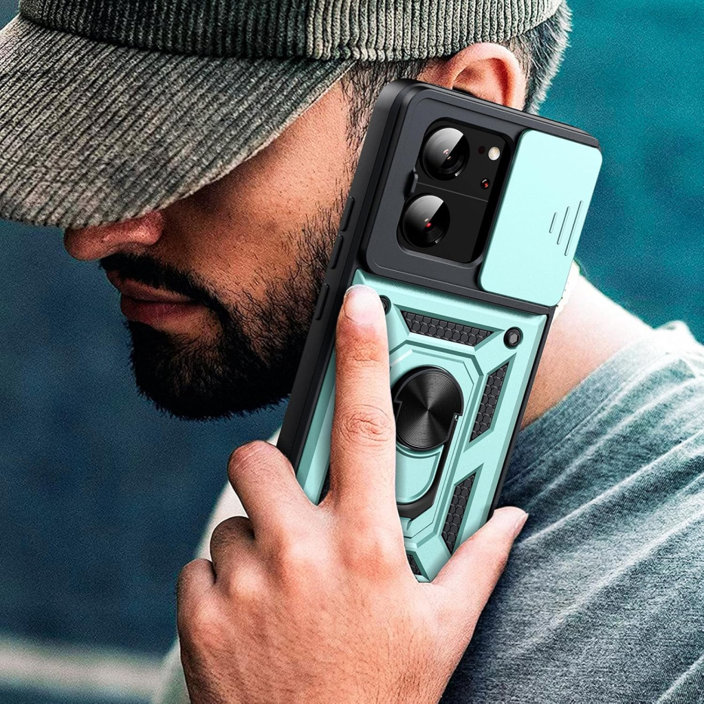 Чохол до мобільного телефона BeCover Military Xiaomi 13T/13T Pro Dark Green (710559) - зображення 6