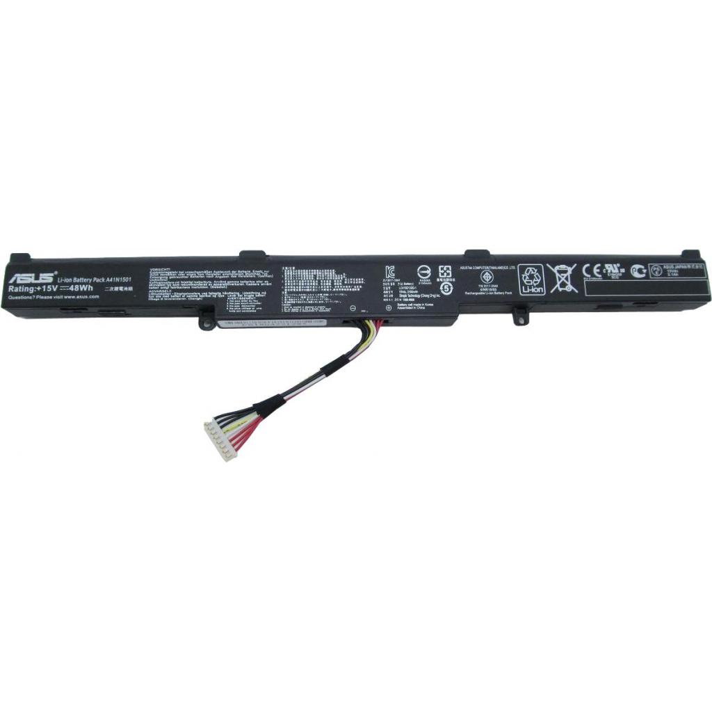 Акумулятор до ноутбука ASUS N552 A41N1501, 3100mAh (48Wh), 4cell, 15V, Li-ion (A47193) - зображення 1
