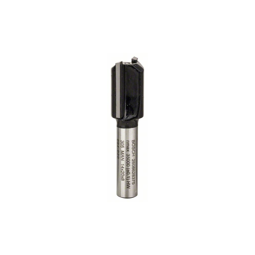 Фреза Bosch Professional пазова з двома лезами, Std, S8, D14, L20 (2.608.628.375) - зображення 2