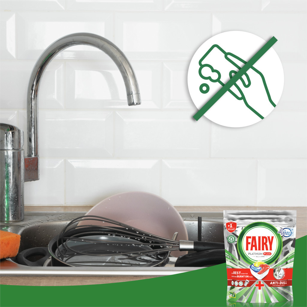 Таблетки для посудомийних машин Fairy Platinum Plus All in One Lemon 36 шт. (8001841956541/8700216236232) - зображення 2
