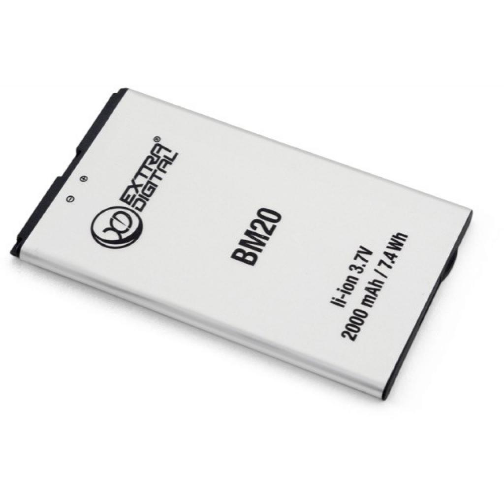Акумуляторна батарея Extradigital Xiaomi Mi2 (BM20) 2000 mAh (BMX6438) - зображення 3