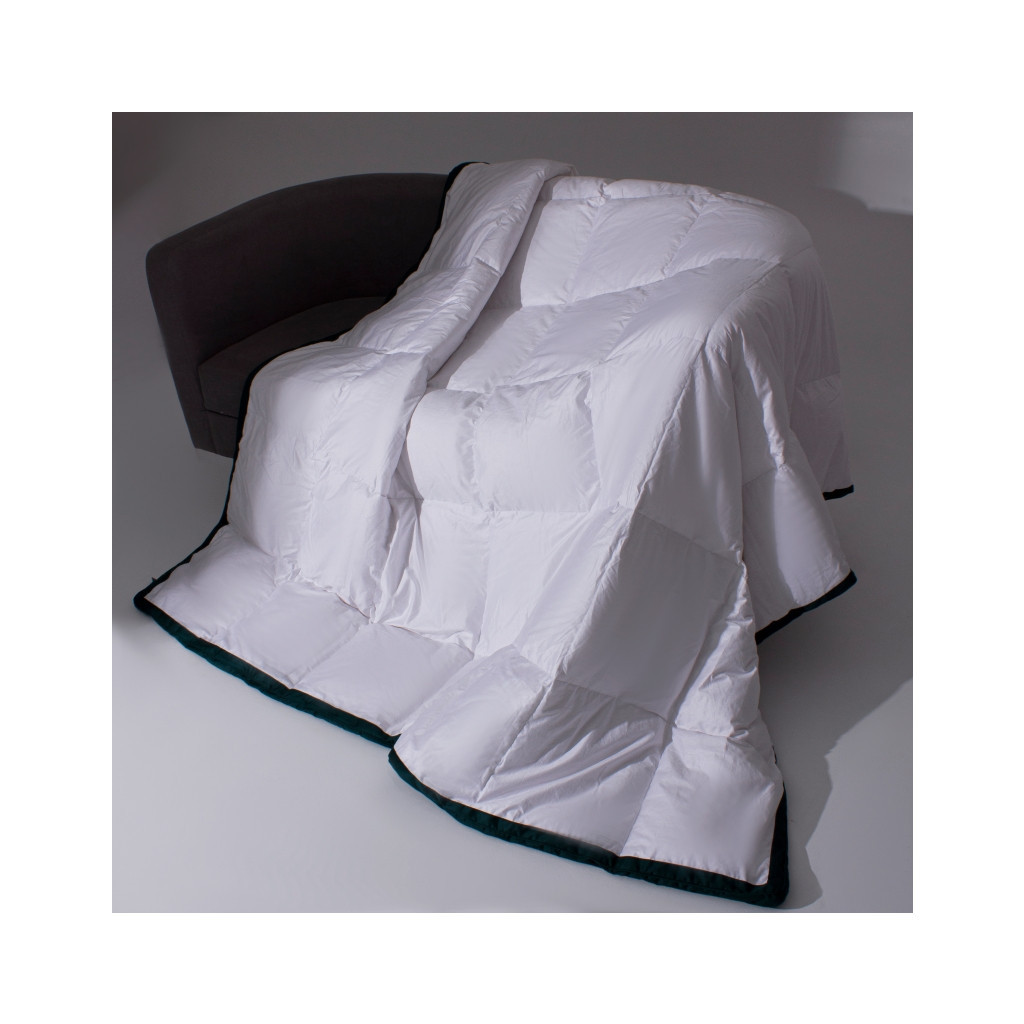 Ковдра MirSon Imperial Satin Luxe Демісезонна 100% пух 220х240 King Size (2200007177370) - изображение 1