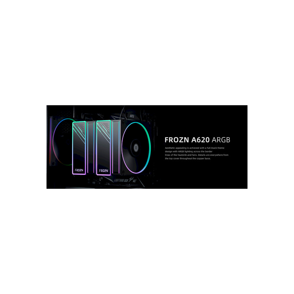 Кулер до процесора ID-Cooling Frozn A620 ARGB (FROZN A620 ARGB) - зображення 8