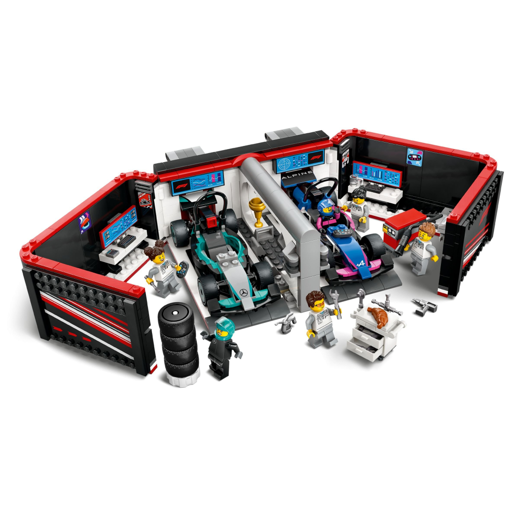 Конструктор LEGO City Гараж F1 та автомобілі Mercedes-AMG і Alpine (60444) - зображення 3