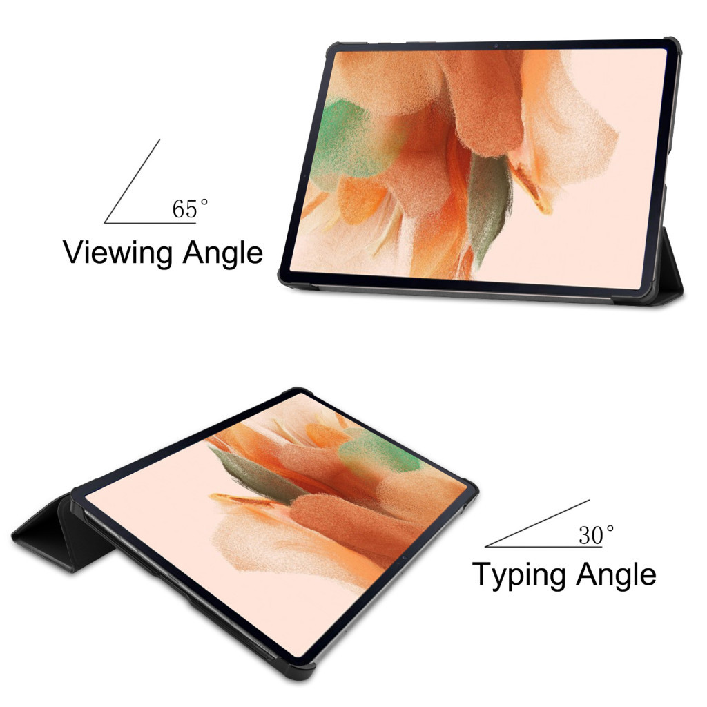 Чохол до планшета BeCover Samsung Tab S7 FE 12.4 SM-T730/SM-T735/S8 Plus 5G SM-X800/SM-X806 Black (706699) - зображення 4