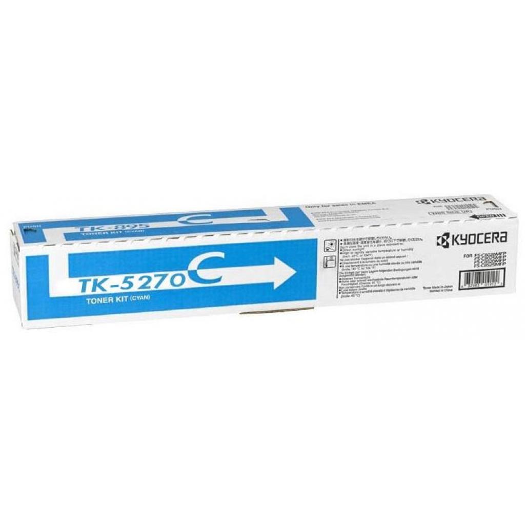 Тонер-картридж Kyocera TK-5270C Cyan 6K (1T02TVCNL0) - зображення 2