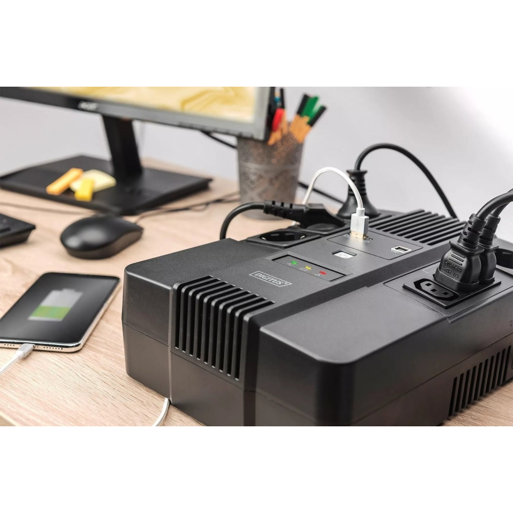 Пристрій безперебійного живлення Digitus 800VA DN-170 (DN-170111) - зображення 7